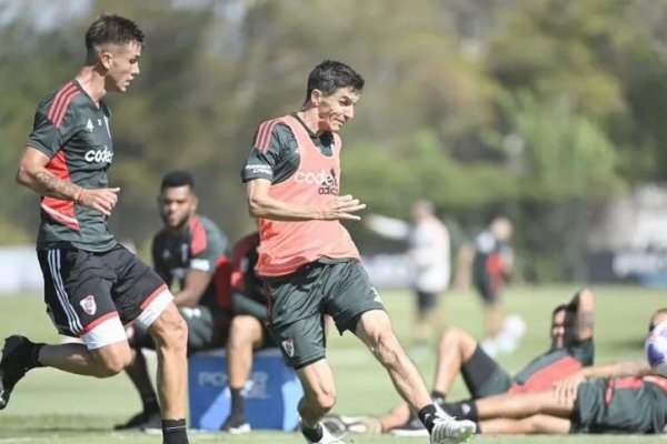 Demichelis espera a los convocados de River y le da forma al equipo sin De la Cruz