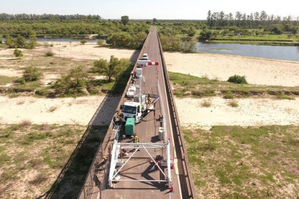 Comenzó la reparación de un puente sobre Ruta Nacional 12