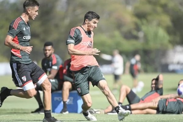 River con dos dudas de cara al choque con Unión