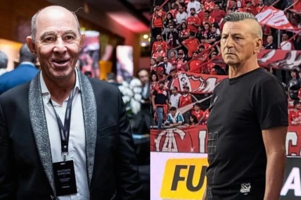Bochini bancó al correntino Monzón como técnico de Independiente