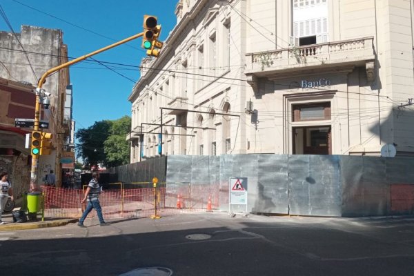 San Juan y 9 de Julio: Esquina cerrada por diez días por obras
