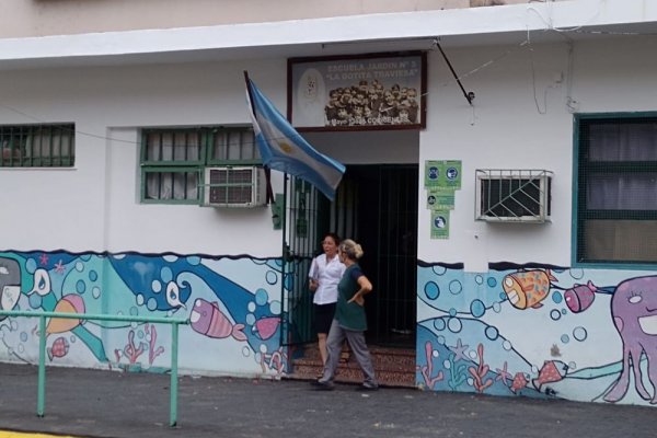 Principio de incendio en un jardín de infantes