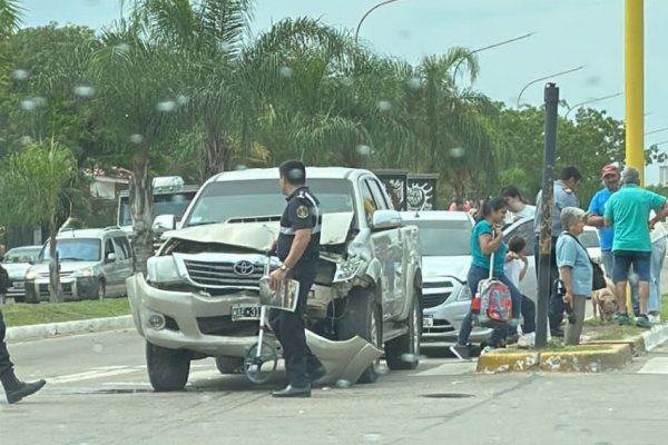 Un choque en cadena dejó dos heridos por Avenida Ferré