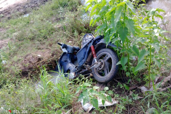 Tras persecución, la Policía secuestró una motocicleta abandonada por un joven