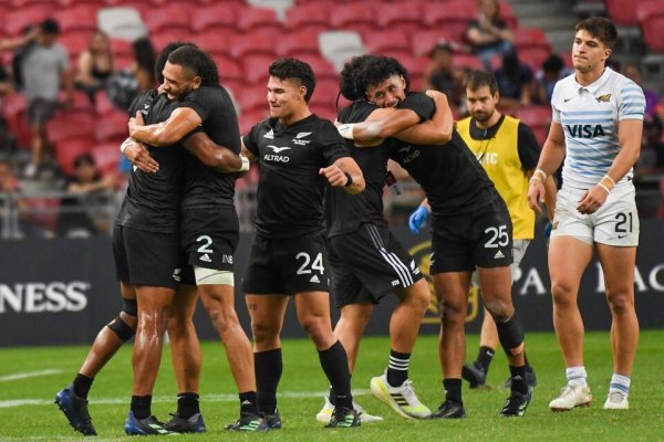 Medalla de Plata de Los Pumas en el seven de rugby de Singapur