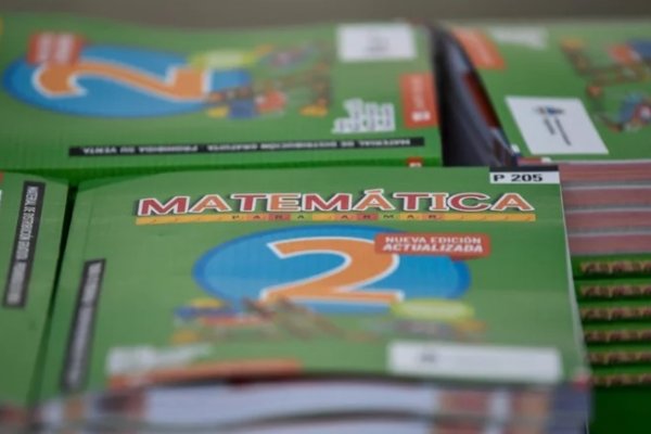 Nación entregó más de 354 mil libros de Lengua y Matemática en Corrientes