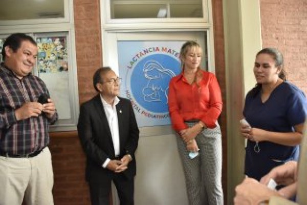 Se habilitó un Centro de Lactancia Materna en el hospital Pediátrico Juan Pablo II