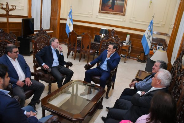 Pichetto y Puerta visitaron a Valdés y elogiaron su gestión y proyección