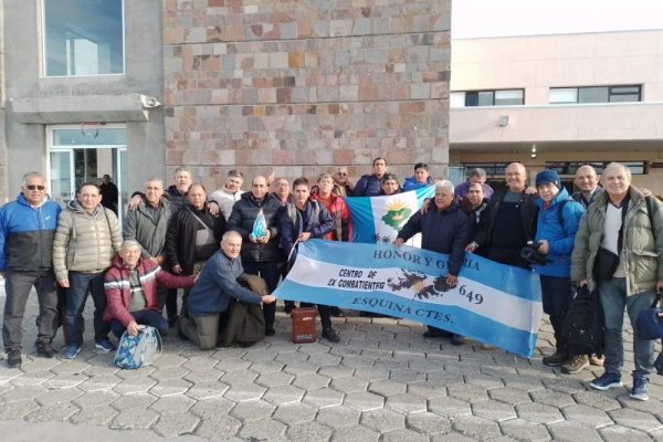 Llegan hoy a Corrientes los ex combatientes que viajaron a Malvinas