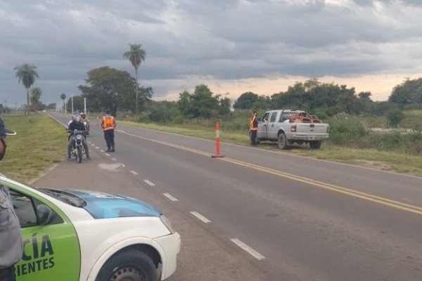 Paso de la Patria: Encuentran a un joven muerto sobre la ruta