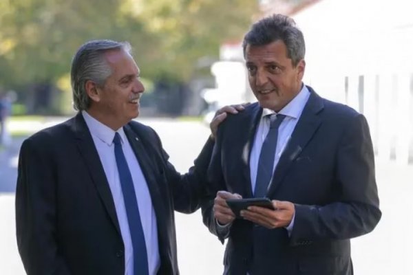 El presidente y el ministro de economía se reunieron para mostrar una señal de distensión en plena escalada del blue