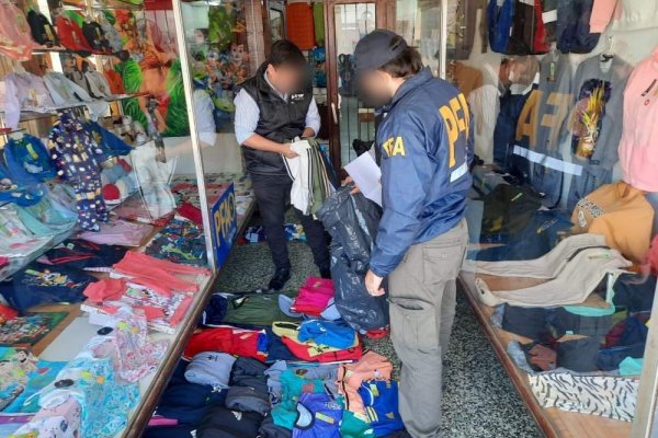 Secuestraron mercaderías falsificadas por una cifra millonaria en Corrientes y Entre Ríos