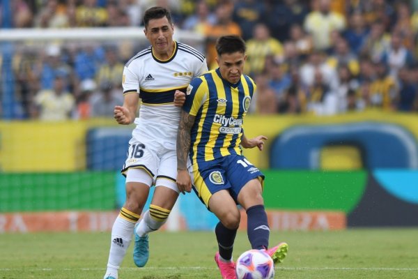 En un partidazo Rosario Central y Boca empataron 2 a 2