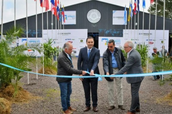 Valdés inauguró la apertura del Congreso Mundial de Brangus