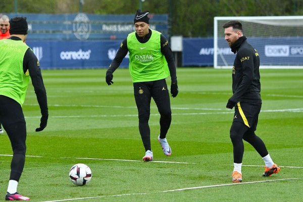 Lionel Messi regresó a los entrenamientos en PSG