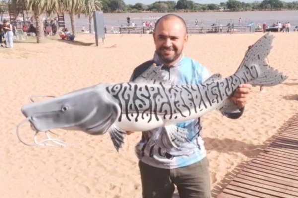 Un pescador se llevó el primer puesto con una pieza de 126 centímetros en la Fiesta Nacional del Surubí