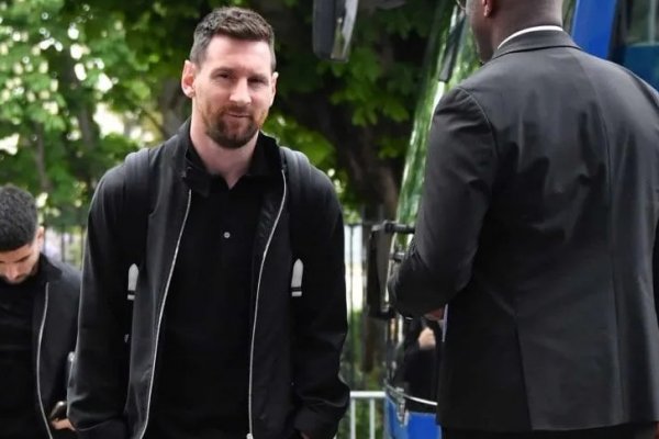 Messi viajó a Arabia Saudita tras la derrota del PSG
