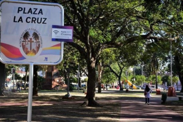 Se suspendió la inauguración de la plaza La Cruz