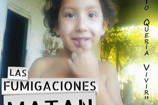 Corrientes: doce años después anuncian inicio de juicio oral por la muerte de un niño debido al uso de agrotóxicos