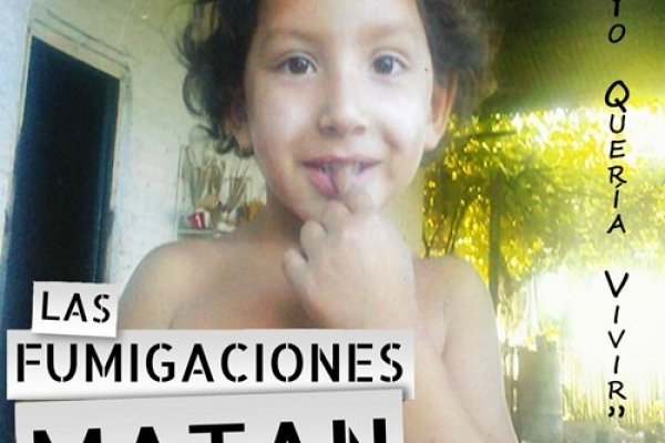 Corrientes: doce años después anuncian inicio de juicio oral por la muerte de un niño debido al uso de agrotóxicos