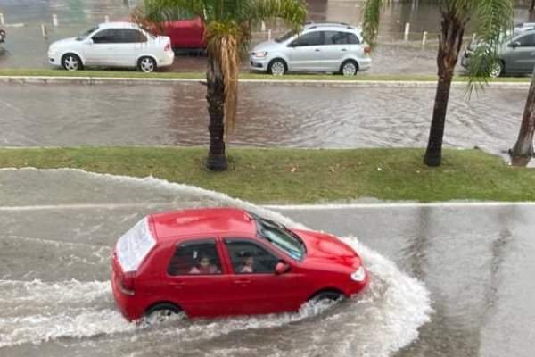 Lluvia corre maquillaje