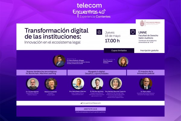 Llega a Corrientes el ciclo que explora la transformación digital en las instituciones