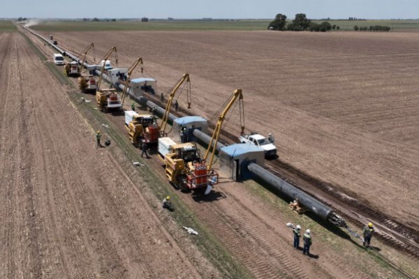 Massa anunció que el viernes se realizará la última soldadura al Gasoducto Néstor Kirchner