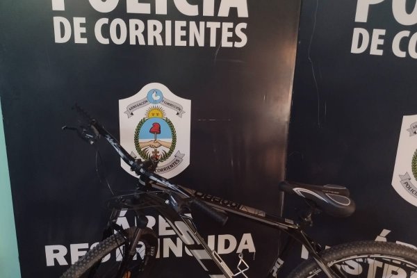 Recuperaron una bicicleta sustraída y demoraron a un hombre involucrado en un hecho delictivo