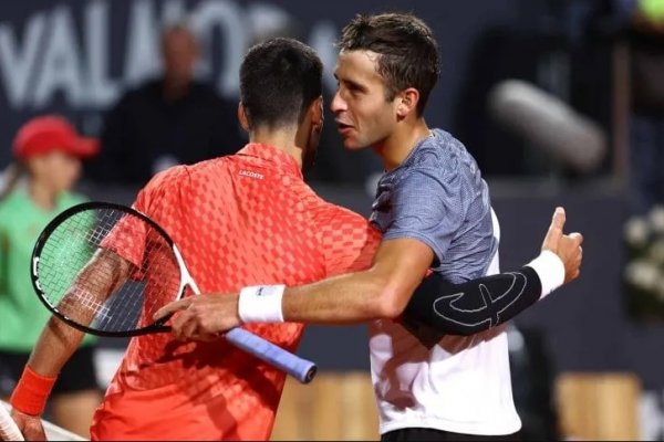 Master 1000 de Roma: Etcheverry y Báez eliminados y Cerúndolo en tercera ronda