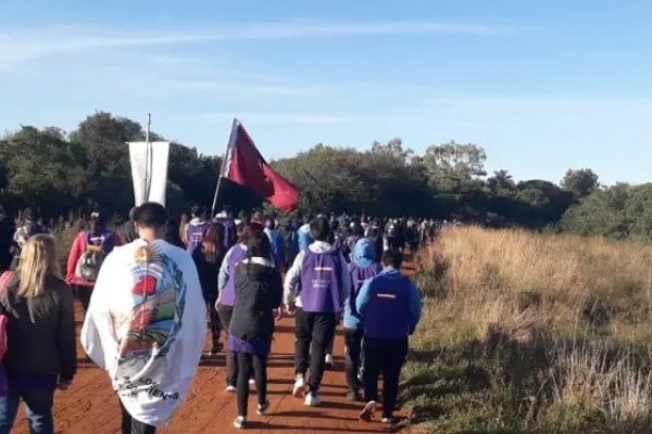 La diócesis de Santo Tomé peregrinó a una comuna jesuítico-guaraní