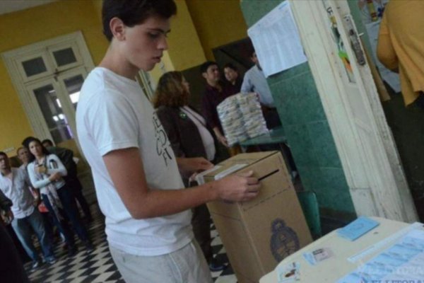 Son mas de 38 mil los correntinos que podrán votar por primera vez el 11 de junio