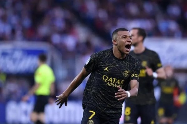 Doblete de Mbappé y asistencia de Messi el PSG le ganó a Auxerre y quedó a un paso de salir campeón