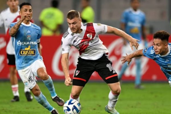 River se llevó un punto de Perú frente a Sporting Cristal y quedó complicado en la Copa Libertadores
