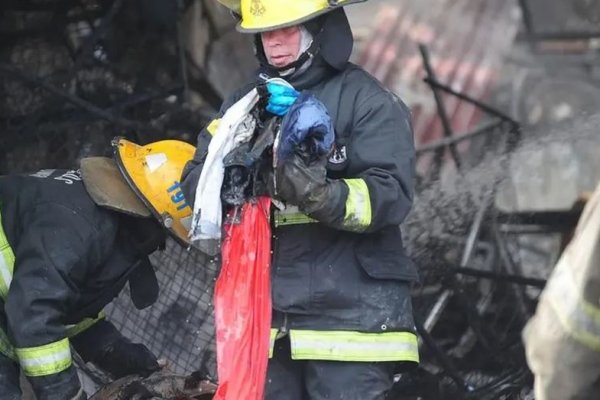 Una familia murió al incendiarse su casa en Ituzaingó