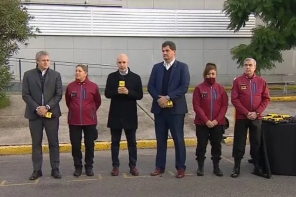 Rodríguez Larreta oficializó el uso de las pistolas Taser en la Ciudad: 