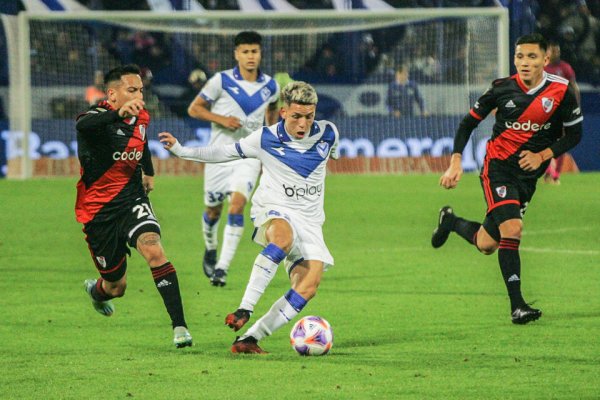 Vélez y River empataron en un duelo electrizante