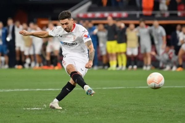 ¡Como en el Mundial! Montiel, autor del penal que coronó al Sevilla en la Europa League