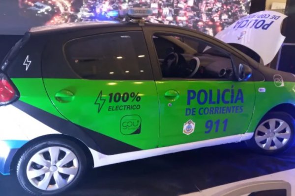Corrientes: presentaron el primer patrullero eléctrico que será utilizado por la Policía