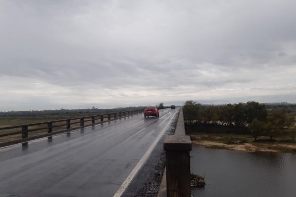 Habilitaron tránsito sobre el puente del Río Corriente