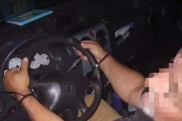 Lo asaltaron en la Ruta 12 y lo ataron con precintos al volante del auto