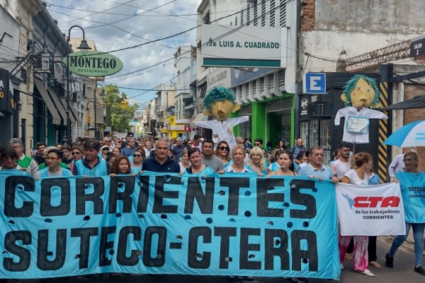 Corrientes con más aumentos para docentes: SUTECO y CTERA logran que se cobren Piso Salarial Nacional en el segundo cargo