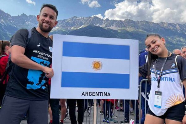 Juliana Romero, en la ceremonia de apertura del Mundial de Innsbruck