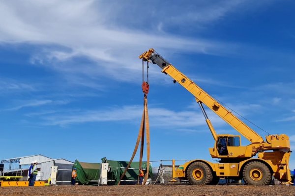 Nuevos componentes electromecánicos arribaron a la zona de obras de Añá Cuá