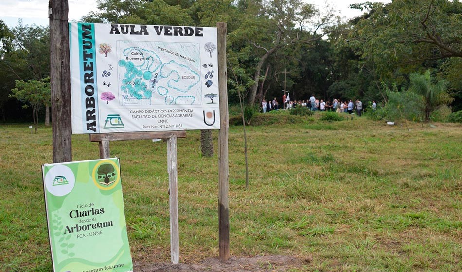 El &ldquo;Arboretum&rdquo;, en la sede de Corrientes, es un aula verde a cielo abierto para conocer, aprender, valorar y disfrutar del ambiente.