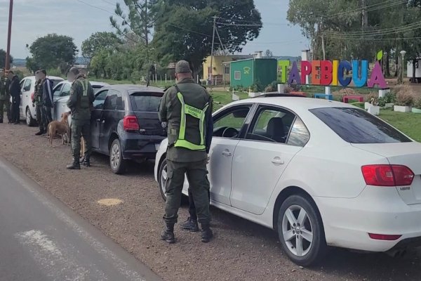 Tapebicuá Corrientes: Decomisan cuatro vehículos con pedido de secuestro y detienen a sus conductores