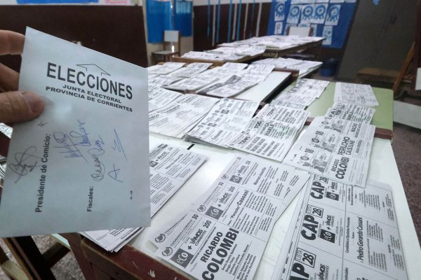 Apatía ciudadana en Corrientes: casi un 45% no votó en las elecciones de ayer
