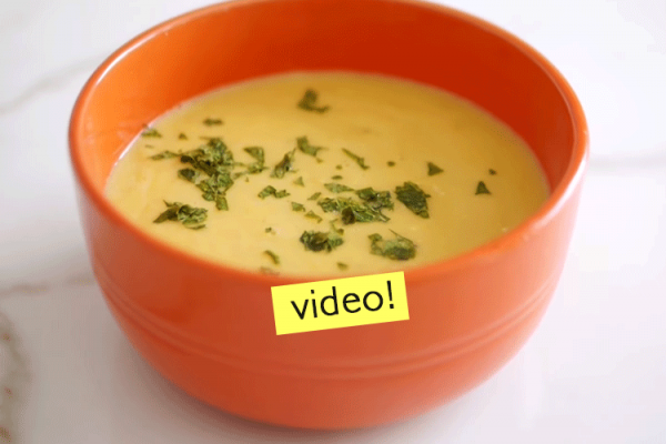 Recetas en video de increíbles sopas cremas para todos los días