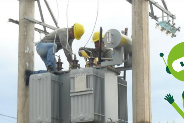 Capital y Mocoreta, son los lugares con cortes de energía