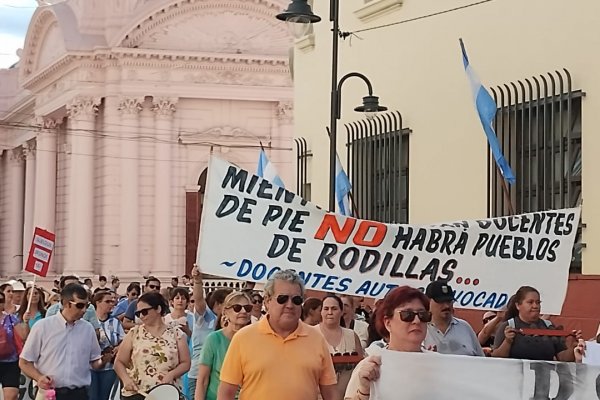 En Corrientes se sentirá fuerte el paro nacional docente para repudiar la represión en Jujuy