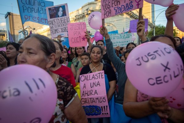 Multitudinaria marcha por Cecilia Strzyzowski